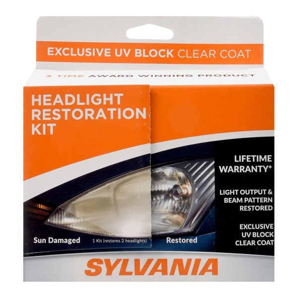 HEADLIGHT ASSEMBLY With One 1 Ounce Surface Activator One 1 Ounce UV Block Clear Coat Clarifying C